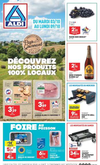 Catalogue ALDI - 03/10/2023 - 09/10/2023.
