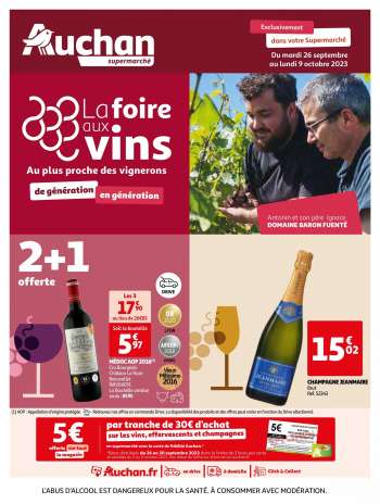 Catalogue Auchan - 26/09/2023 - 09/10/2023.