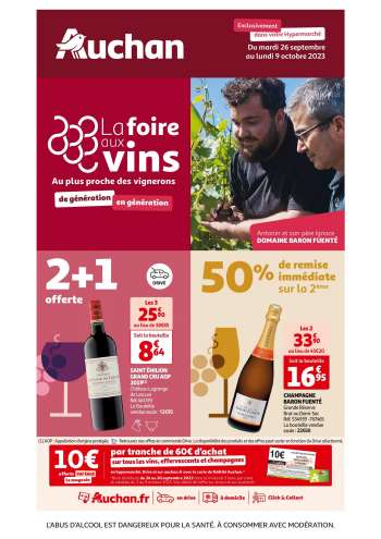 Catalogue Auchan - 26/09/2023 - 09/10/2023.
