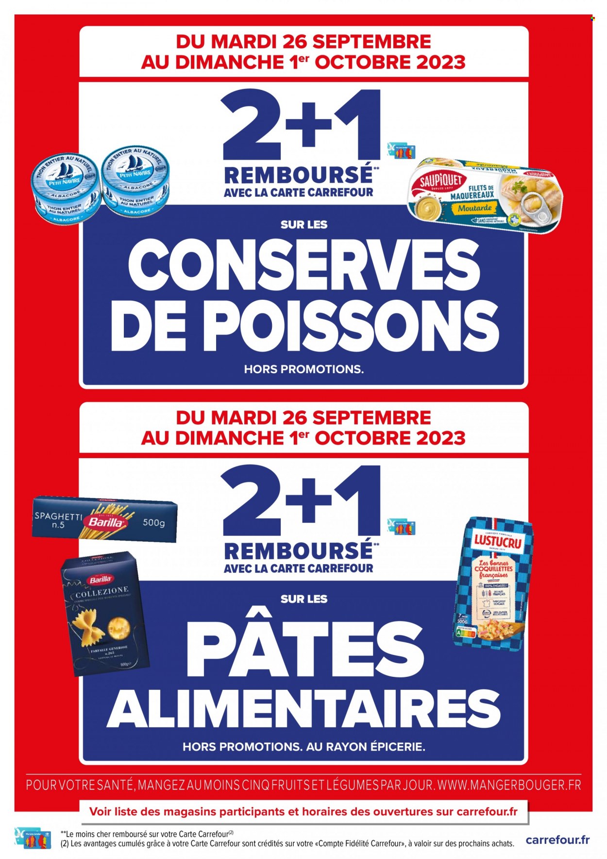 Catalogue Carrefour Hypermarchés - 26/09/2023 - 01/10/2023. Page 3