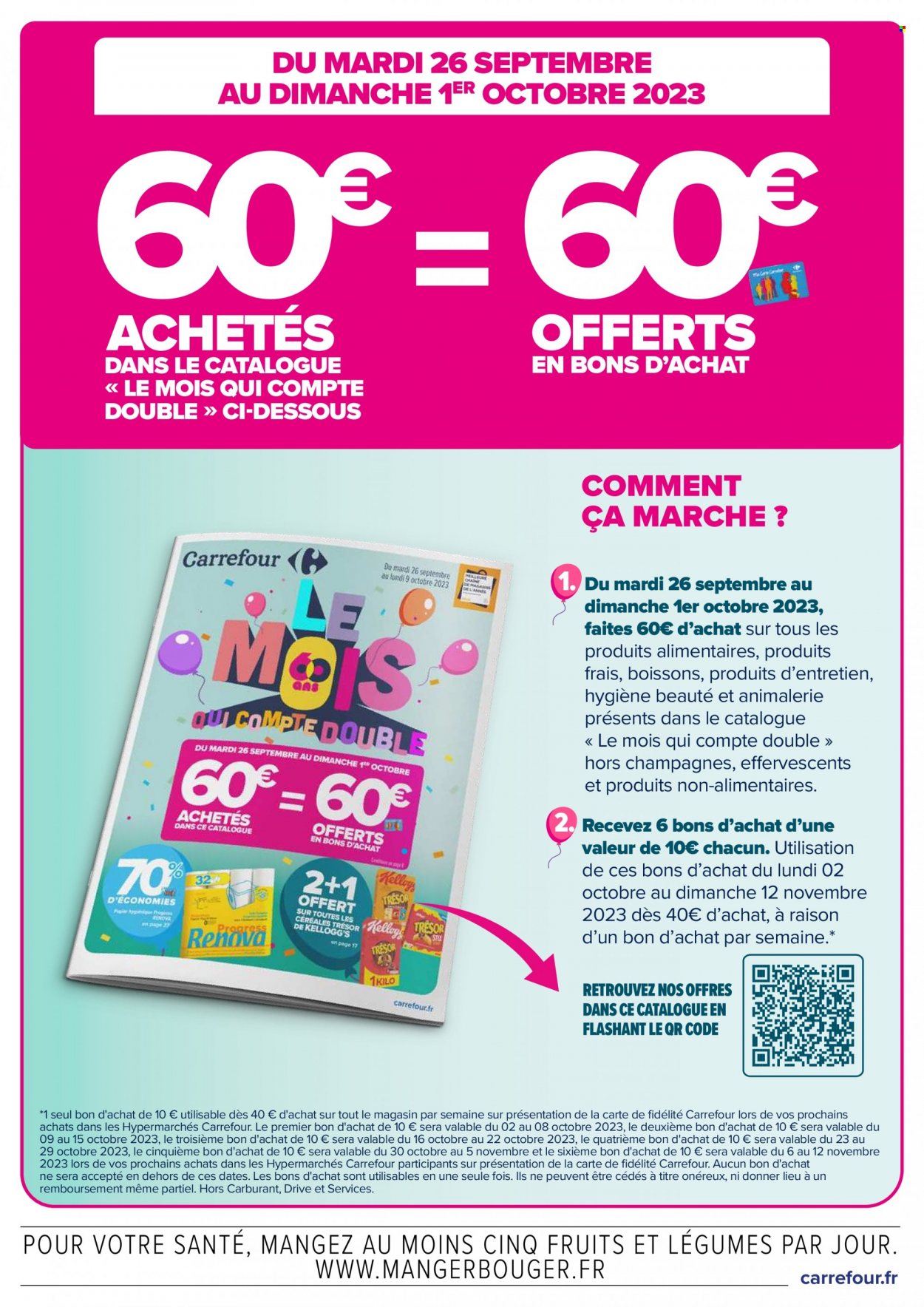 Catalogue Carrefour Hypermarchés - 26/09/2023 - 01/10/2023. Page 7