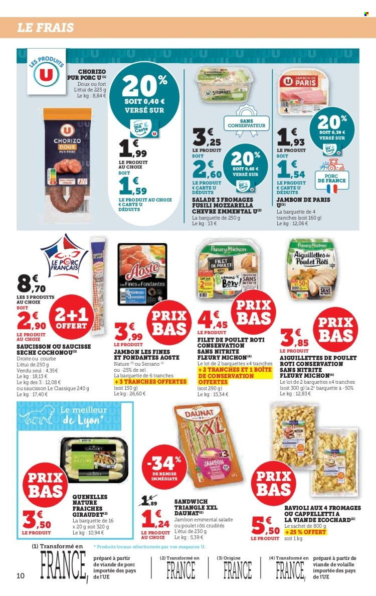 Catalogue SUPER U - 19/09/2023 - 01/10/2023. Page 10