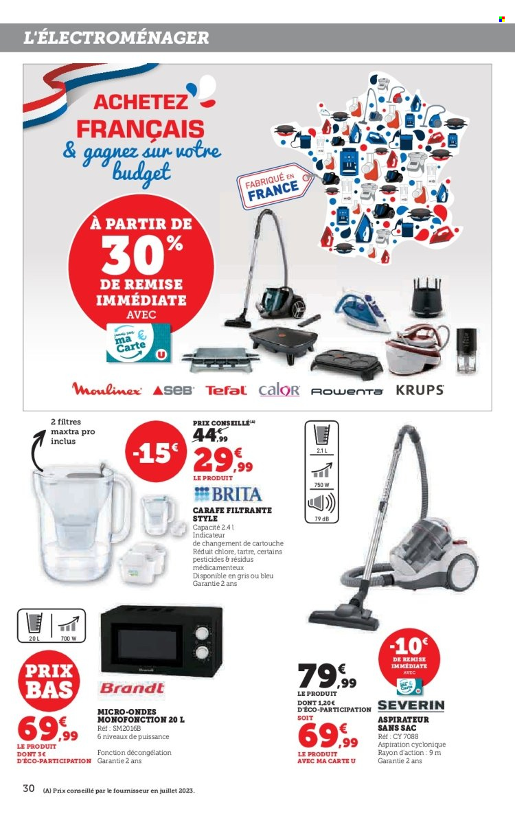 Catalogue SUPER U - 19/09/2023 - 01/10/2023. Page 30