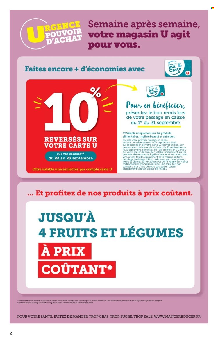 Catalogue U express - 19/09/2023 - 01/10/2023. Page 2