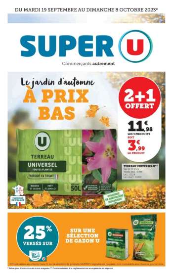 Catalogue SUPER U - 19/09/2023 - 08/10/2023.