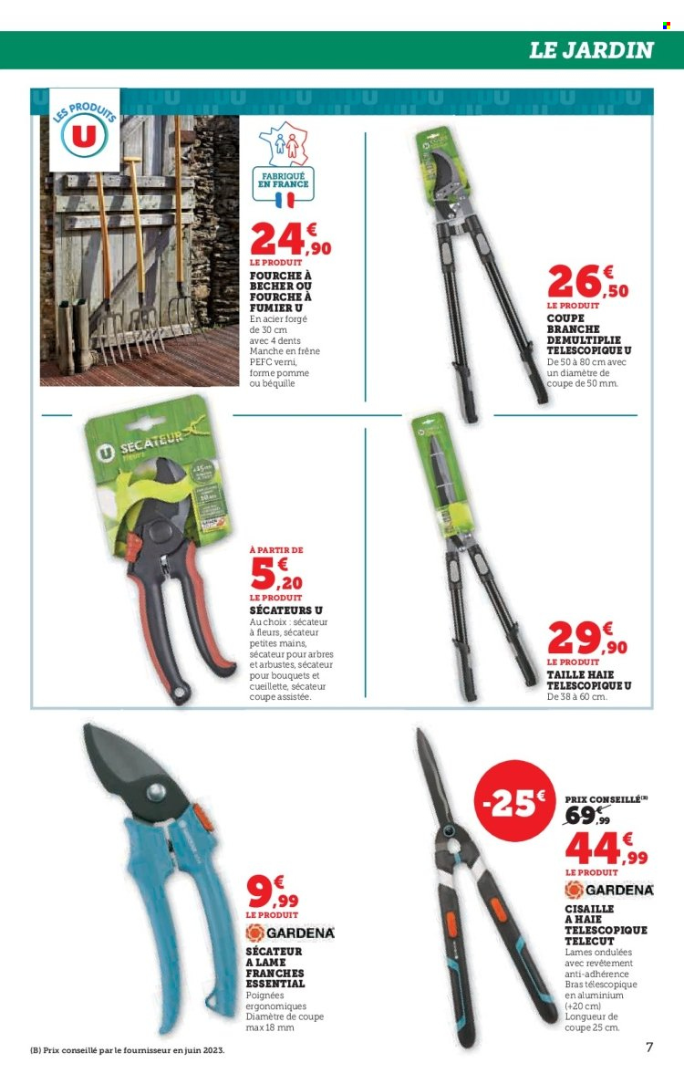Catalogue SUPER U - 19/09/2023 - 08/10/2023. Page 7