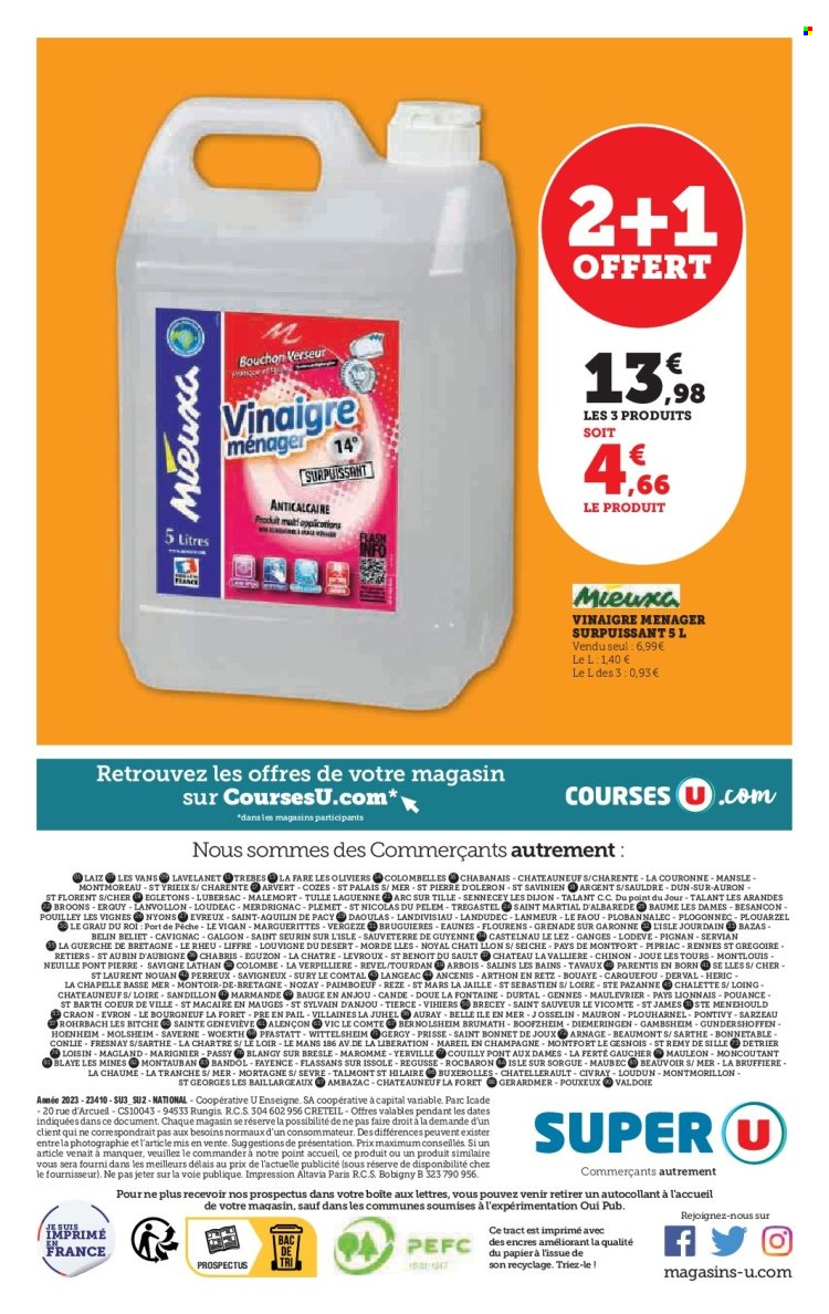 Catalogue SUPER U - 19/09/2023 - 08/10/2023. Page 10