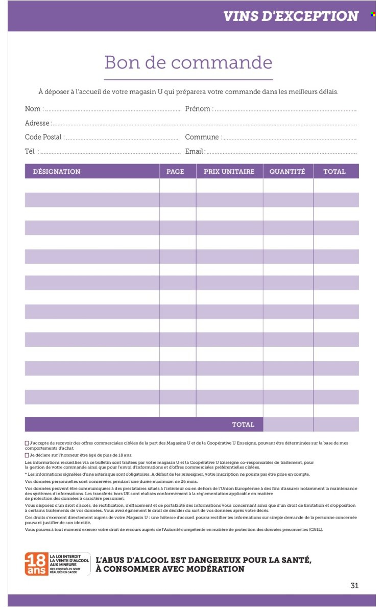 Catalogue SUPER U - 26/09/2023 - 08/10/2023. Page 31