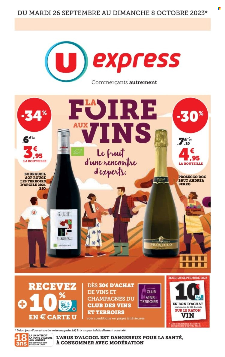 Catalogue U express - 26/09/2023 - 08/10/2023. Page 1