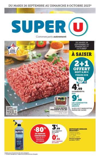 Catalogue SUPER U - 26/09/2023 - 08/10/2023.