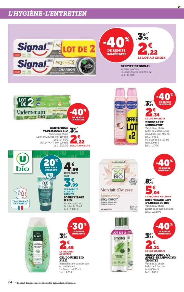 Catalogue SUPER U - 26/09/2023 - 08/10/2023. Page 24