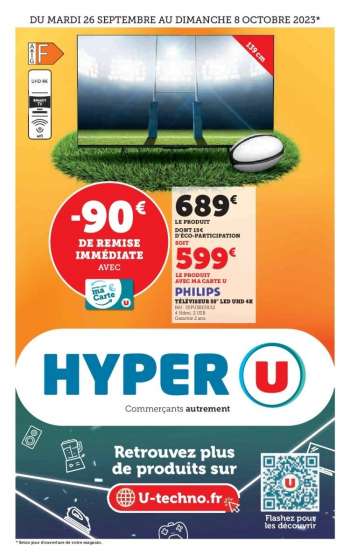 Catalogue HYPER U - 26/09/2023 - 08/10/2023.
