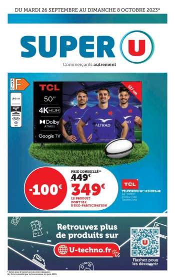 Catalogue SUPER U - 26/09/2023 - 08/10/2023.