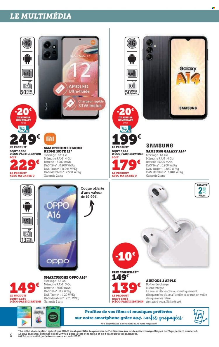 Catalogue SUPER U - 26/09/2023 - 08/10/2023. Page 6