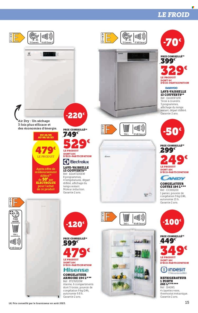 Catalogue SUPER U - 26/09/2023 - 08/10/2023. Page 15