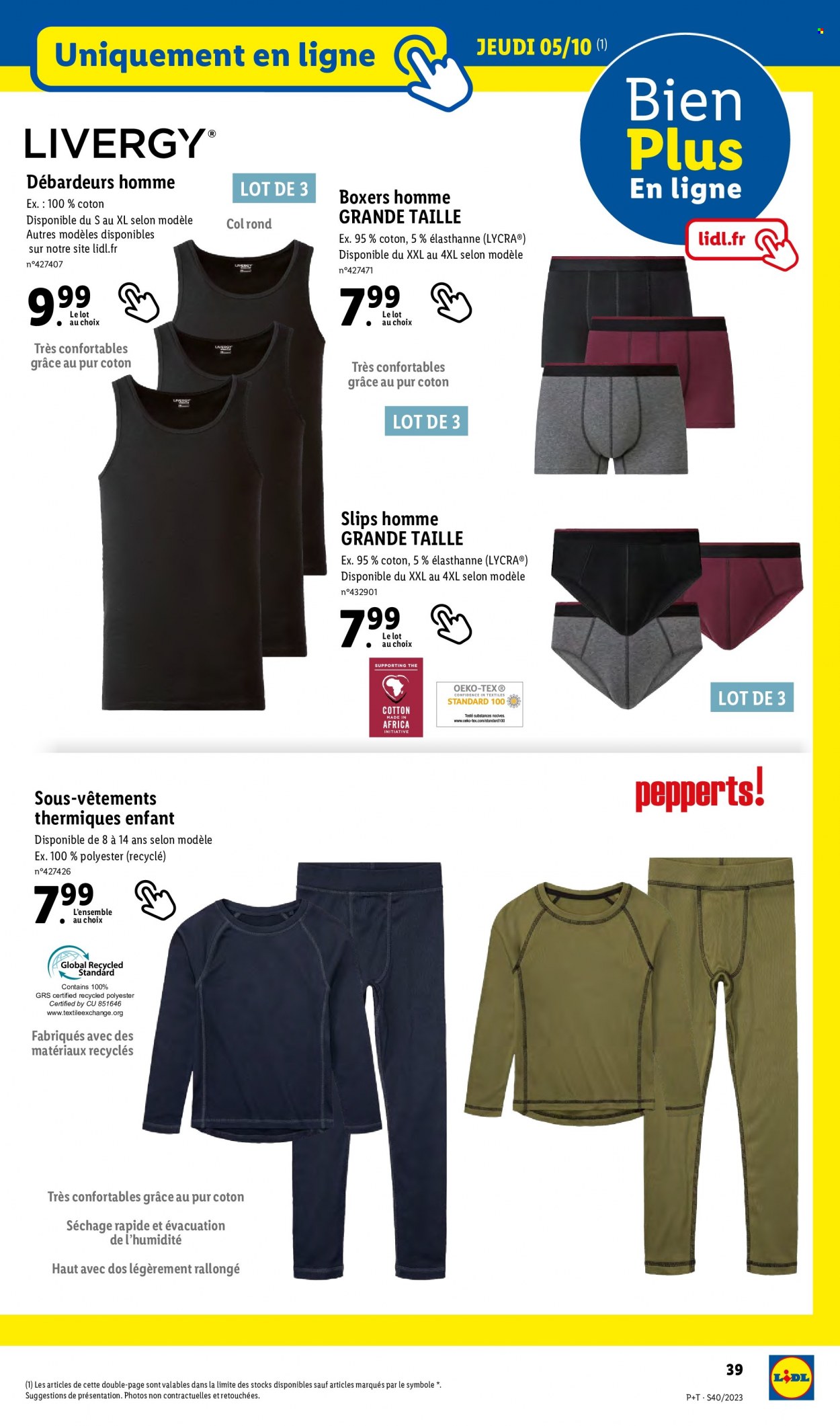 Catalogue Lidl - 04/10/2023 - 10/10/2023. Page 39