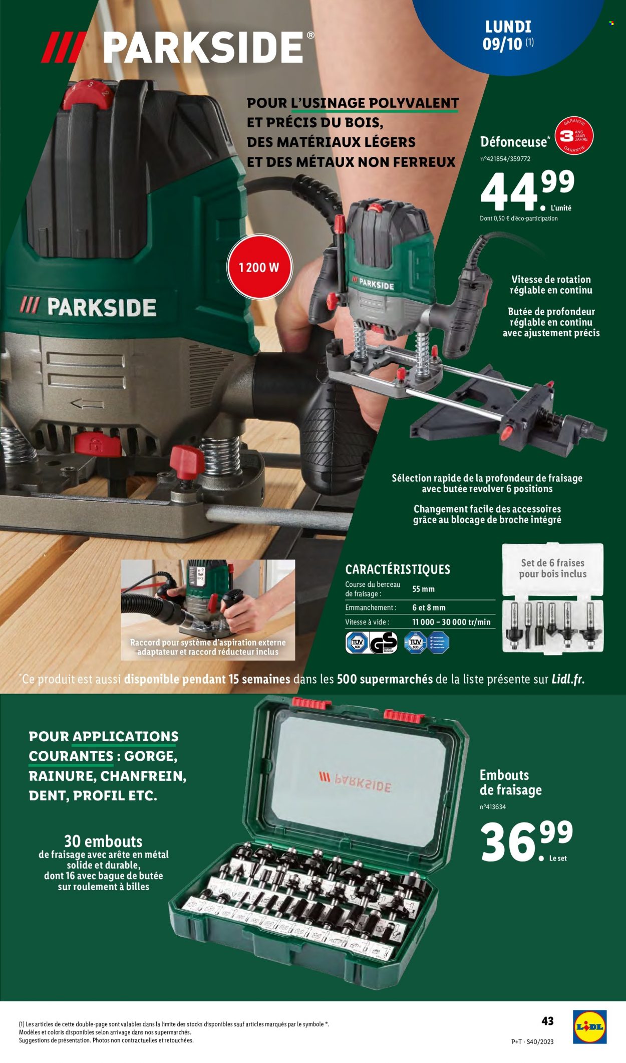 Catalogue Lidl - 04/10/2023 - 10/10/2023. Page 43