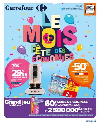 Catalogue Carrefour Hypermarchés - 03/10/2023 - 16/10/2023.