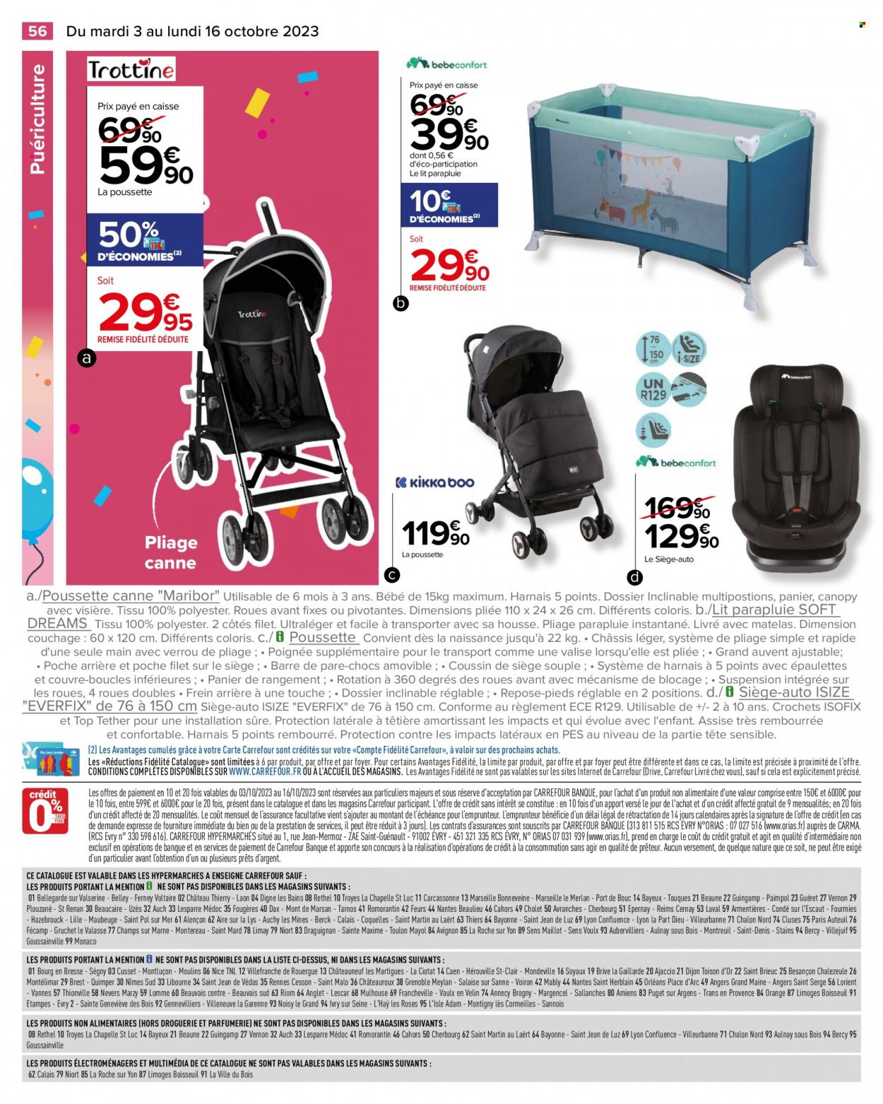 Catalogue Carrefour Hypermarchés. Page 58