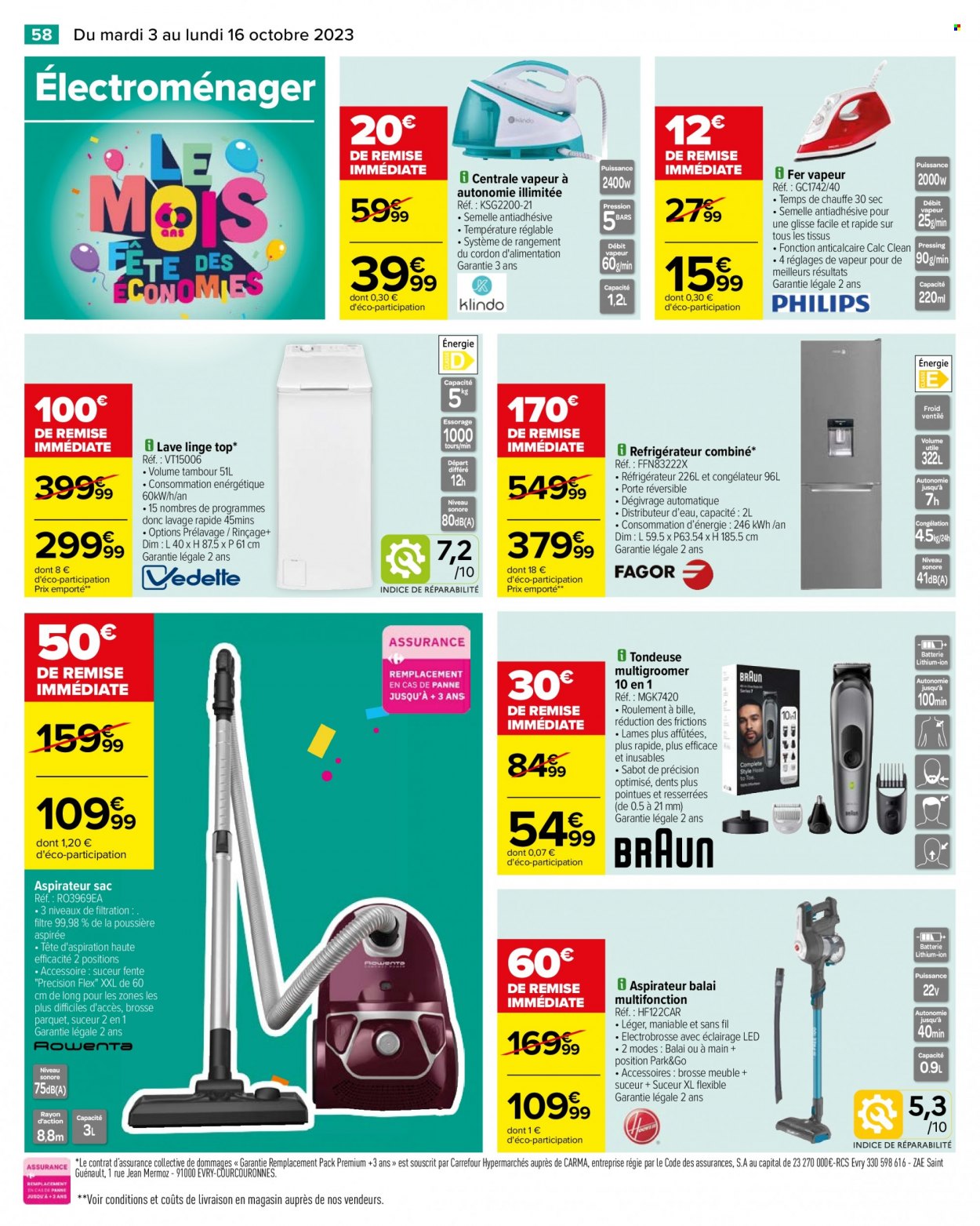 Catalogue Carrefour Hypermarchés. Page 60