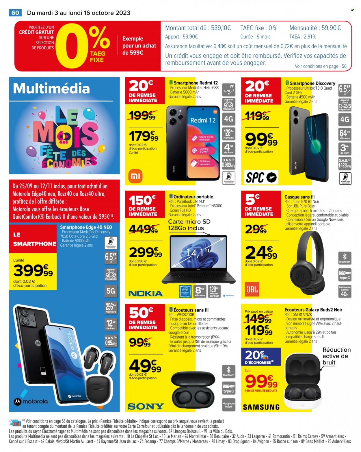Catalogue Carrefour Hypermarchés. Page 62
