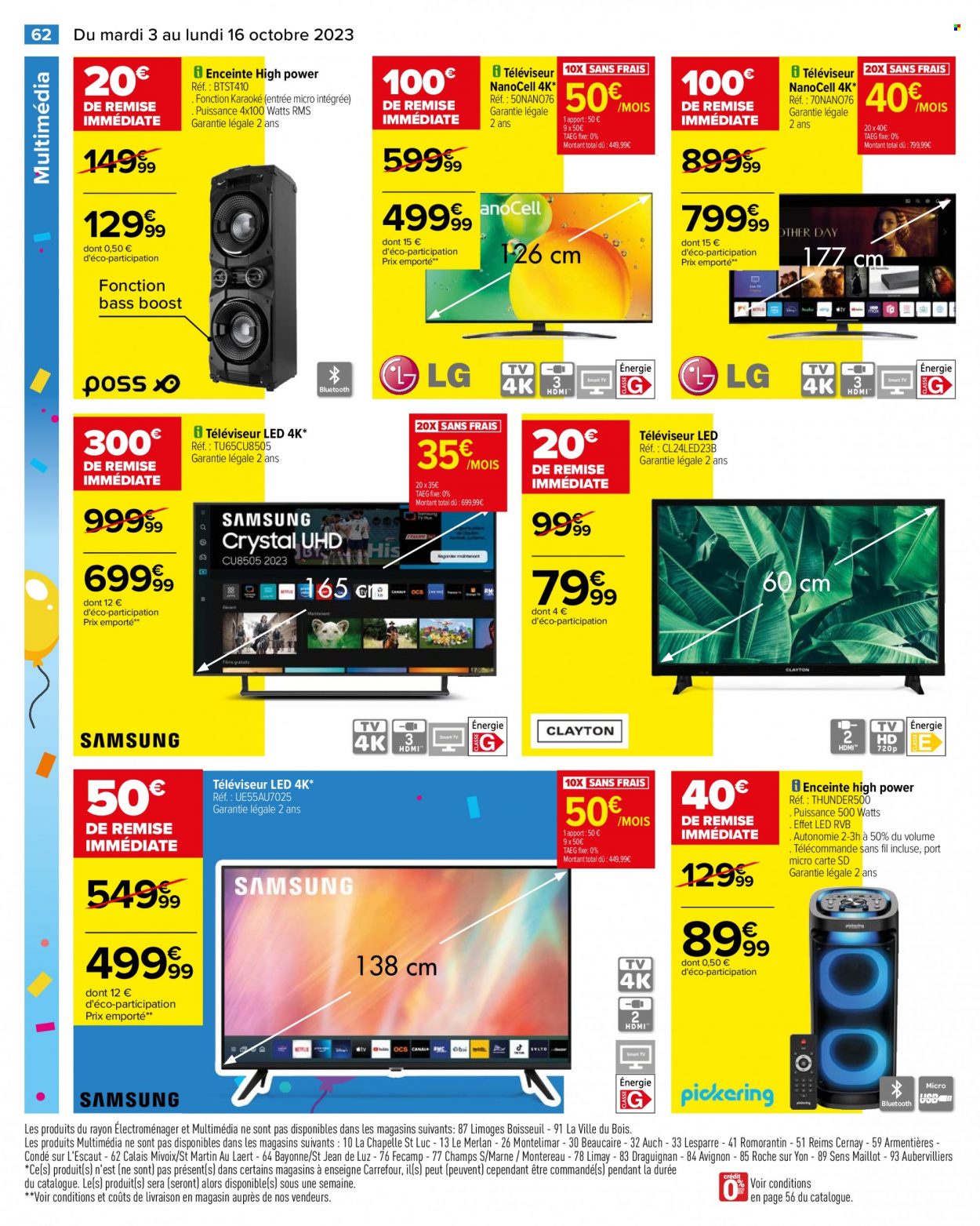 Catalogue Carrefour Hypermarchés. Page 64