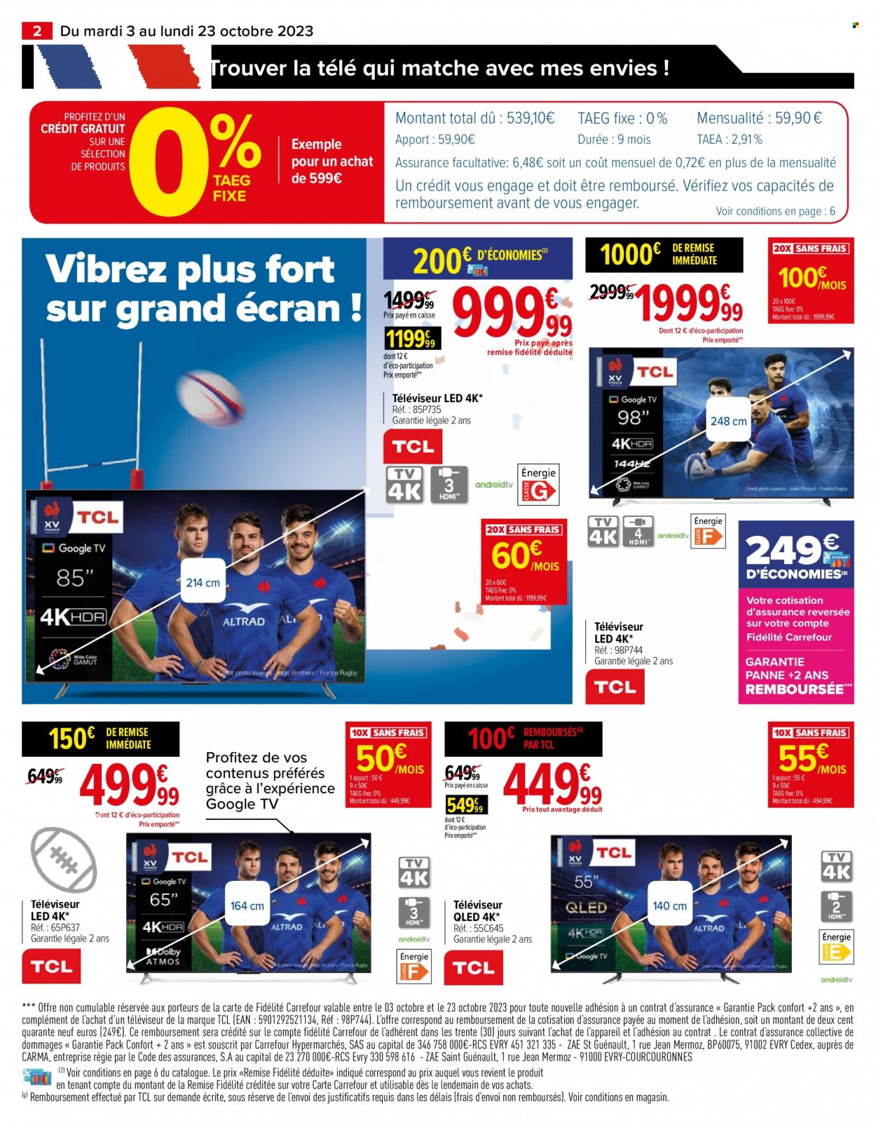 Catalogue Carrefour Hypermarchés. Page 2