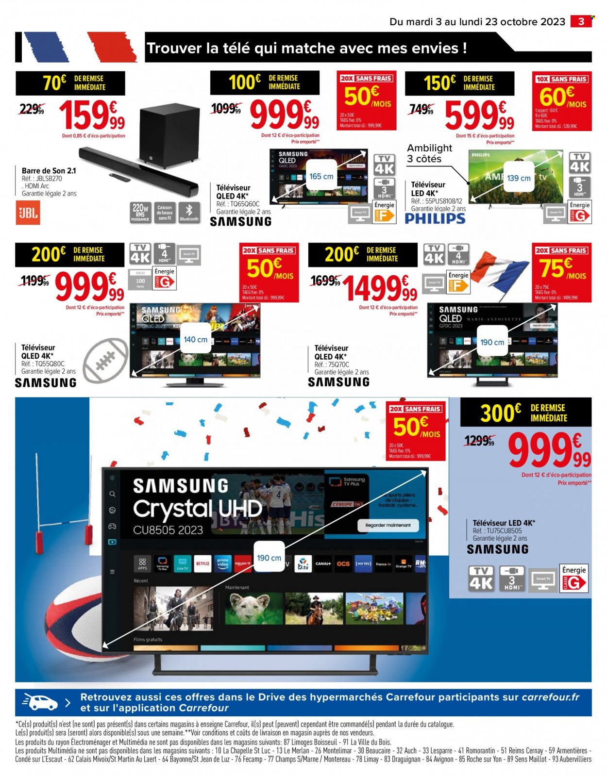 Catalogue Carrefour Hypermarchés. Page 3