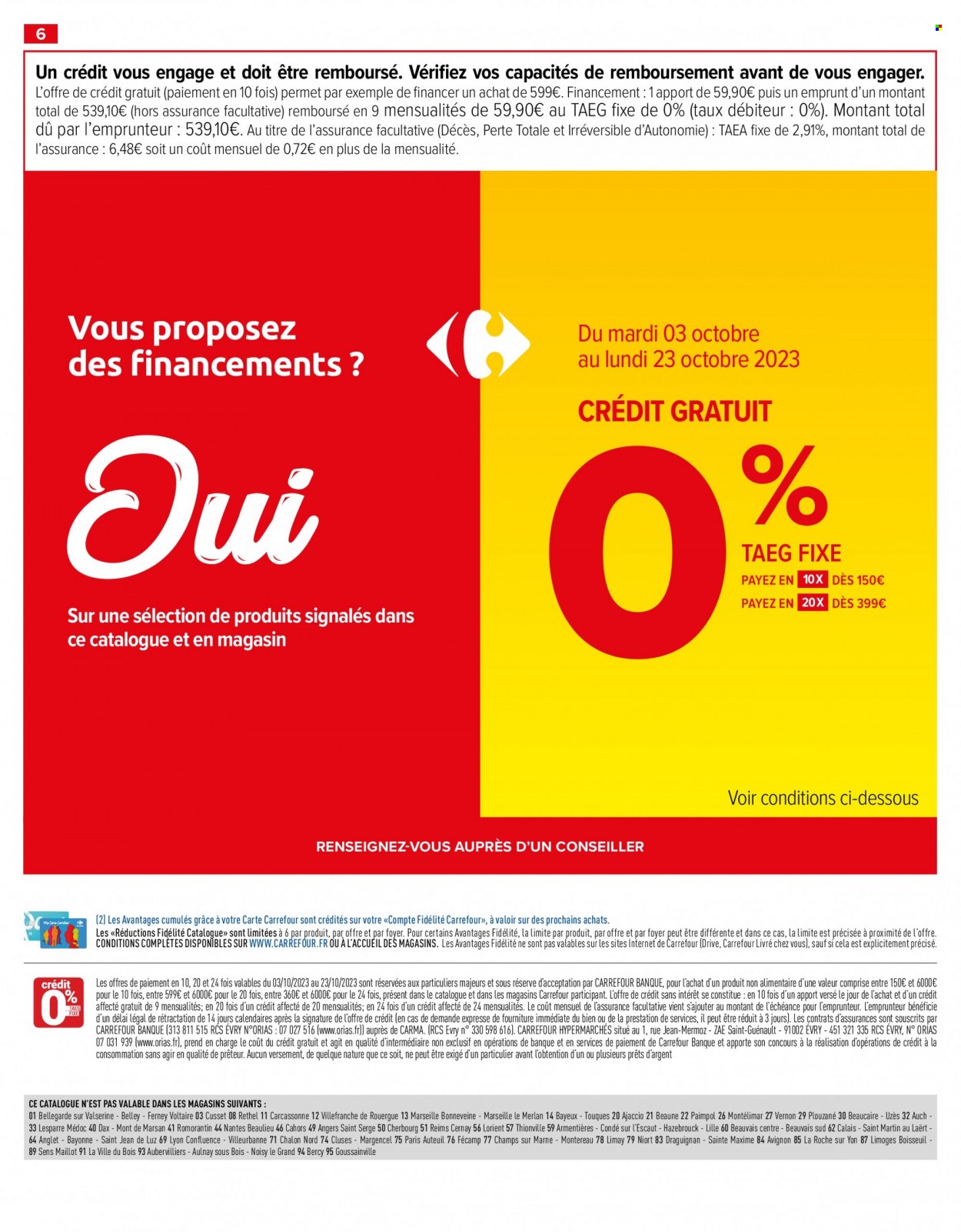 Catalogue Carrefour Hypermarchés. Page 6