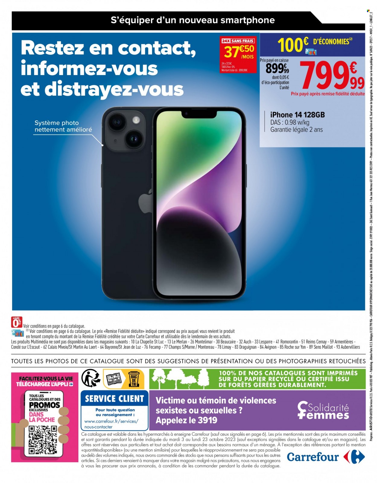 Catalogue Carrefour Hypermarchés. Page 20