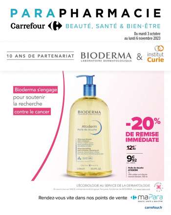 Catalogue Carrefour Hypermarchés - 03/10/2023 - 06/11/2023.