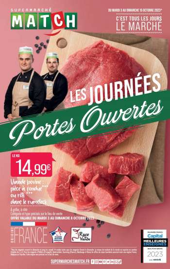 Catalogue Supermarché Match - 03/10/2023 - 15/10/2023.