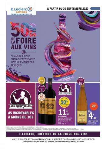 Catalogue E.Leclerc - 30/09/2023 - 14/10/2023.