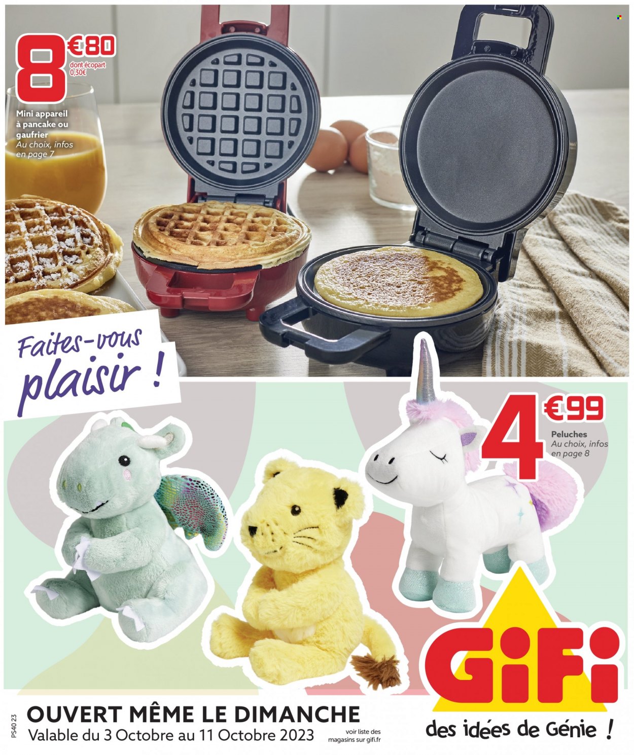 Catalogue GiFi - 03/10/2023 - 11/10/2023. Page 1