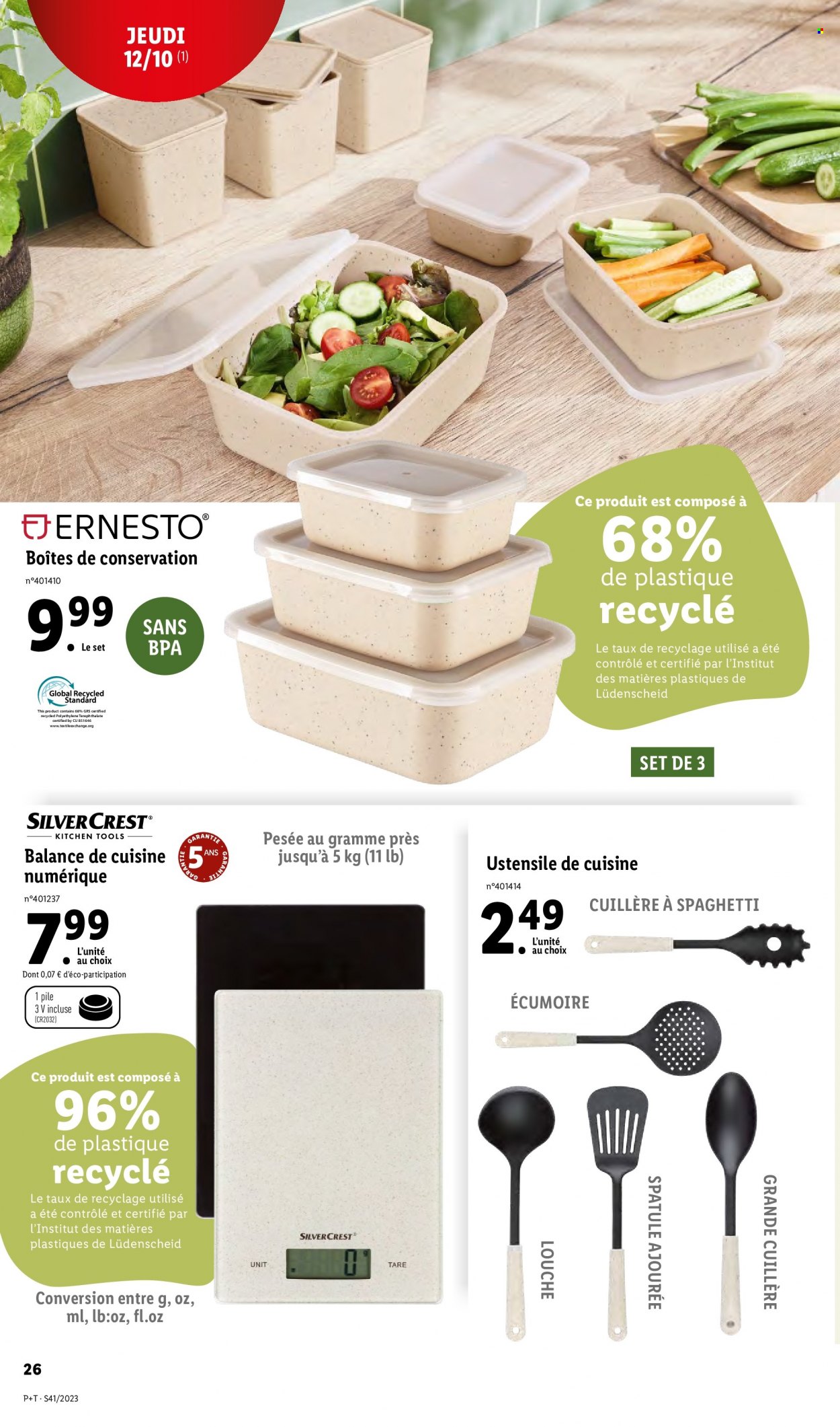 Catalogue Lidl - 11/10/2023 - 17/10/2023. Page 26