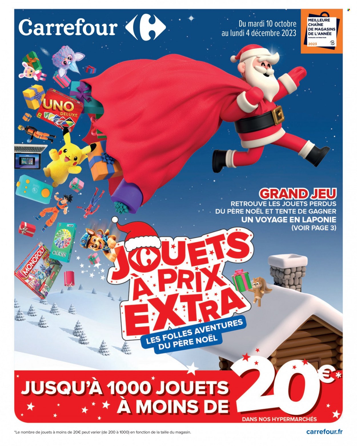 Catalogue Carrefour Hypermarchés - 10/10/2023 - 11/10/2023. Page 1