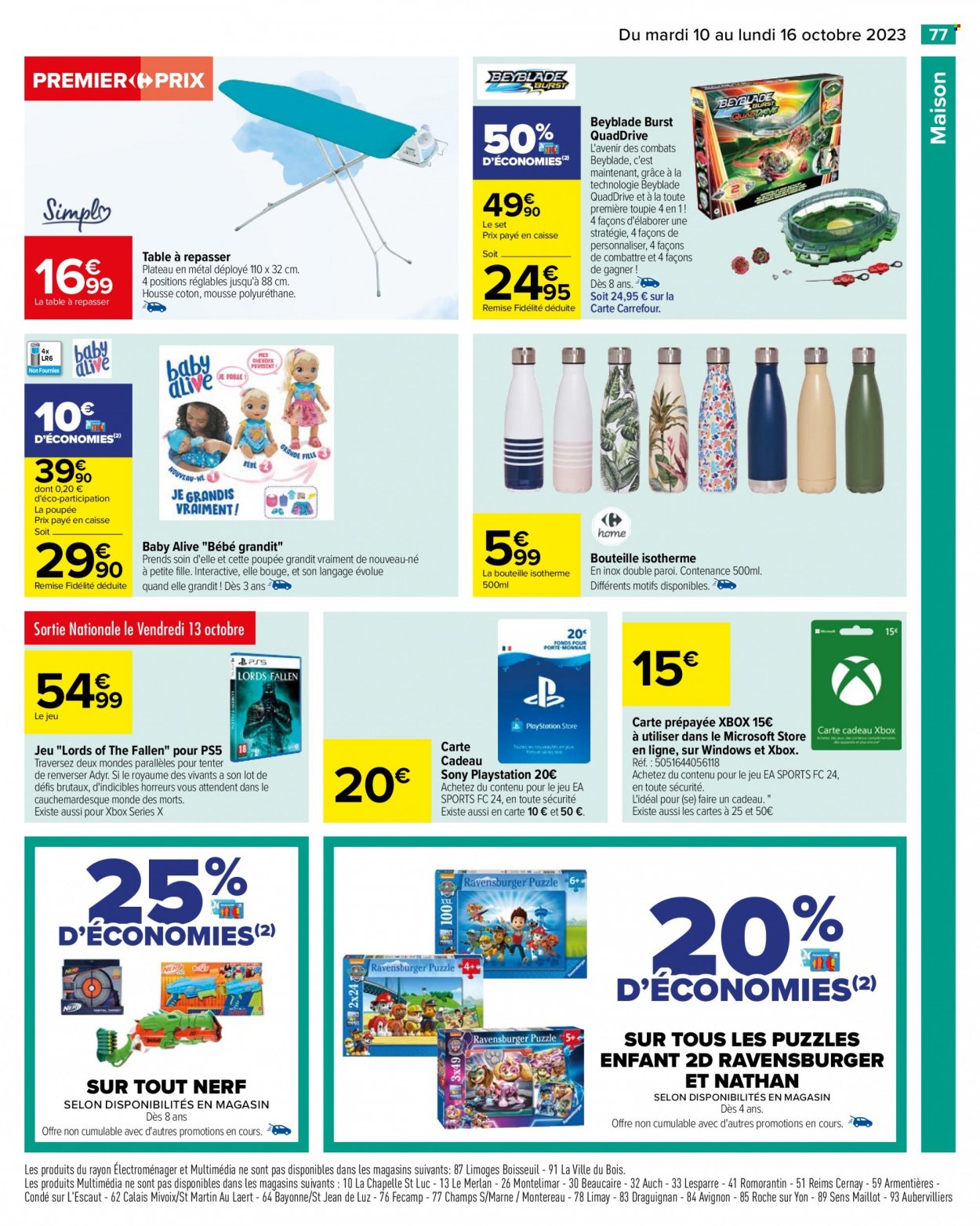 Catalogue Carrefour Hypermarchés. Page 79