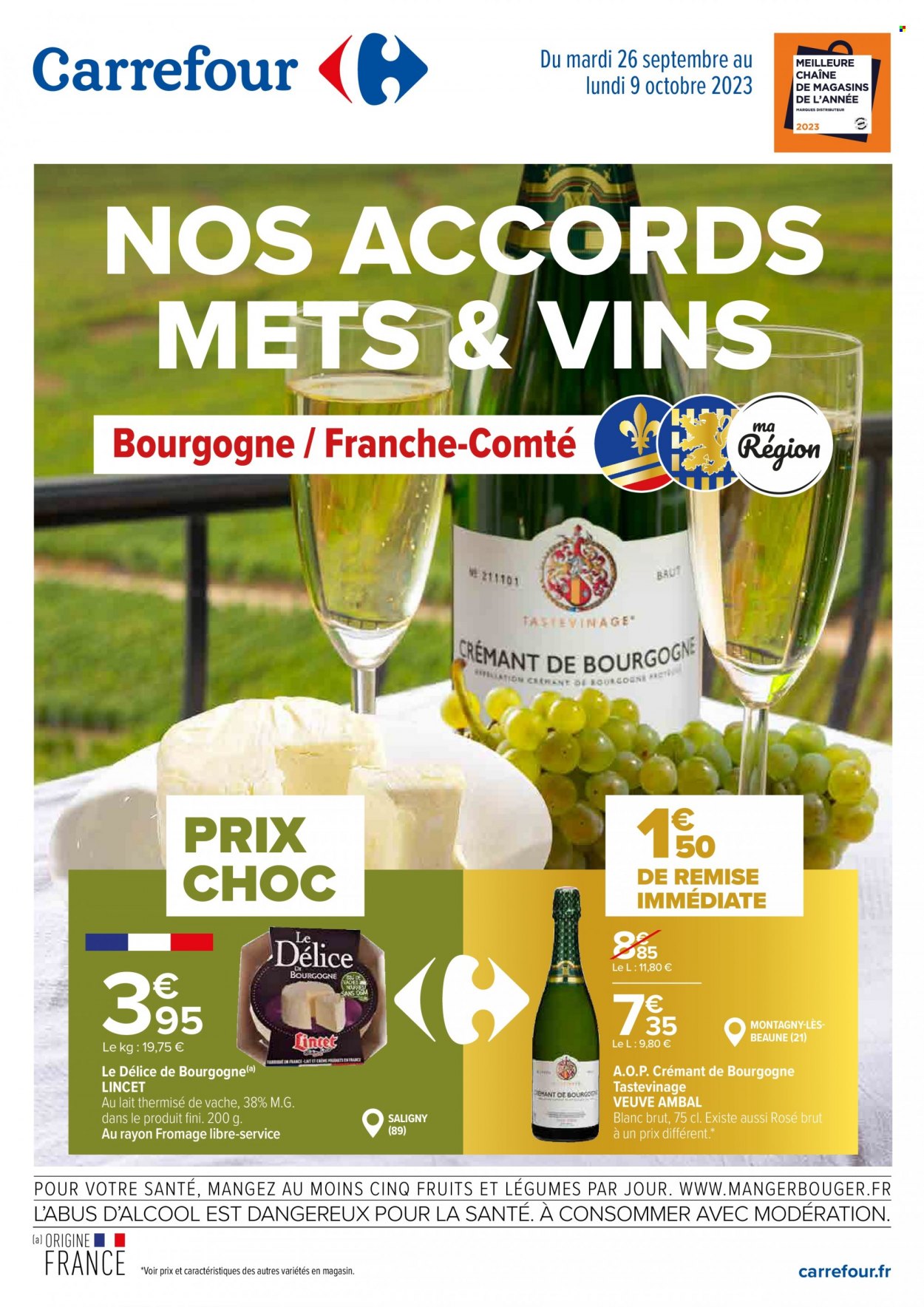 Catalogue Carrefour Hypermarchés - 26/09/2023 - 09/10/2023. Page 1