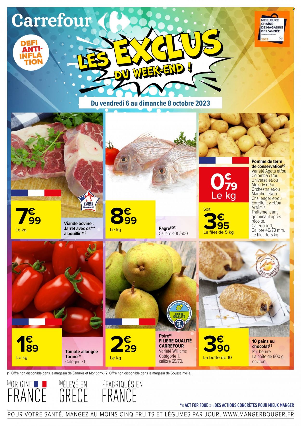 Catalogue Carrefour - 06/10/2023 - 08/10/2023. Page 1