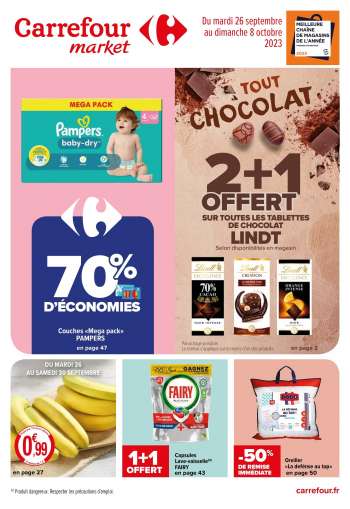 Catalogue Carrefour Market - 26/09/2023 - 08/10/2023.