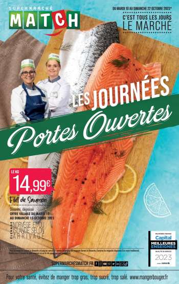 Catalogue Supermarché Match - 10/10/2023 - 22/10/2023.