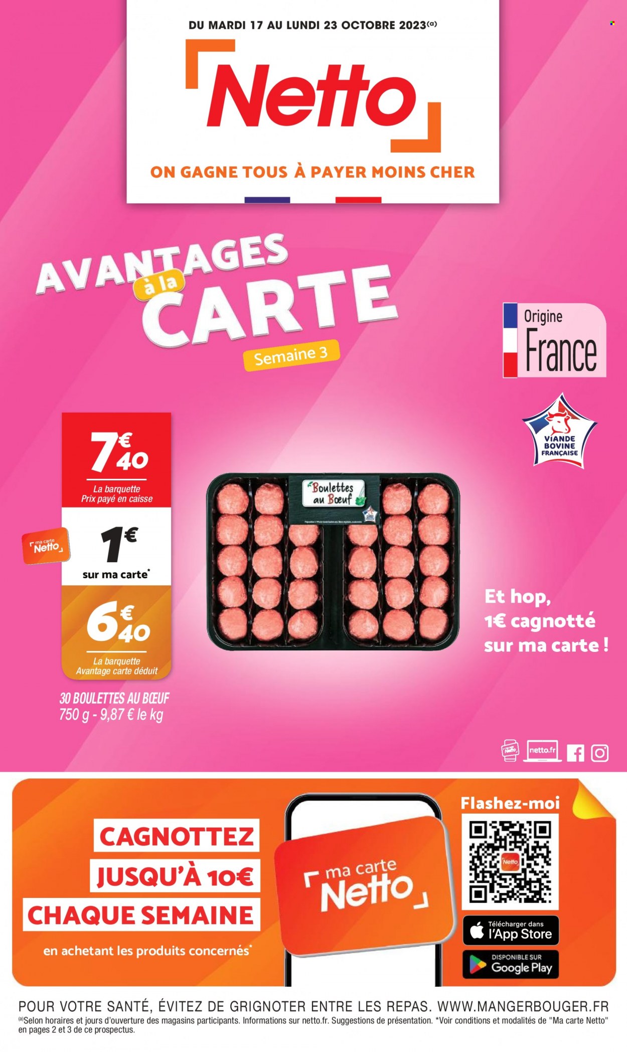 Catalogue Netto - 17/10/2023 - 23/10/2023. Page 1