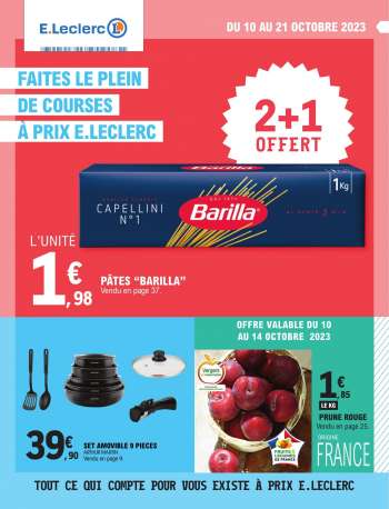 Catalogue E.Leclerc - 10/10/2023 - 21/10/2023.