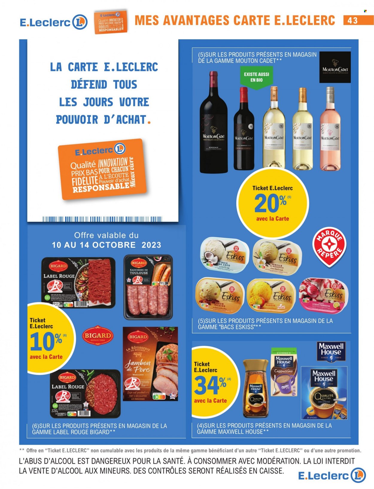 Catalogue E.Leclerc - 10/10/2023 - 21/10/2023. Page 43