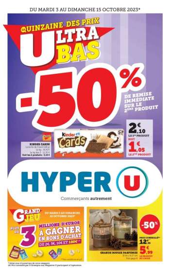 Catalogue HYPER U - 03/10/2023 - 15/10/2023.