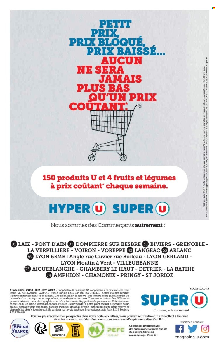 Catalogue SUPER U - 10/10/2023 - 22/10/2023. Page 28