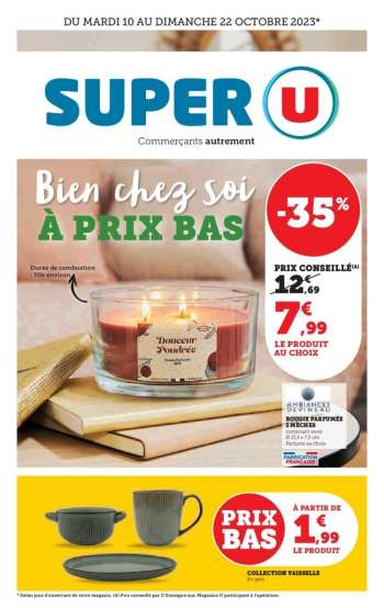 Catalogue SUPER U - 10/10/2023 - 22/10/2023.