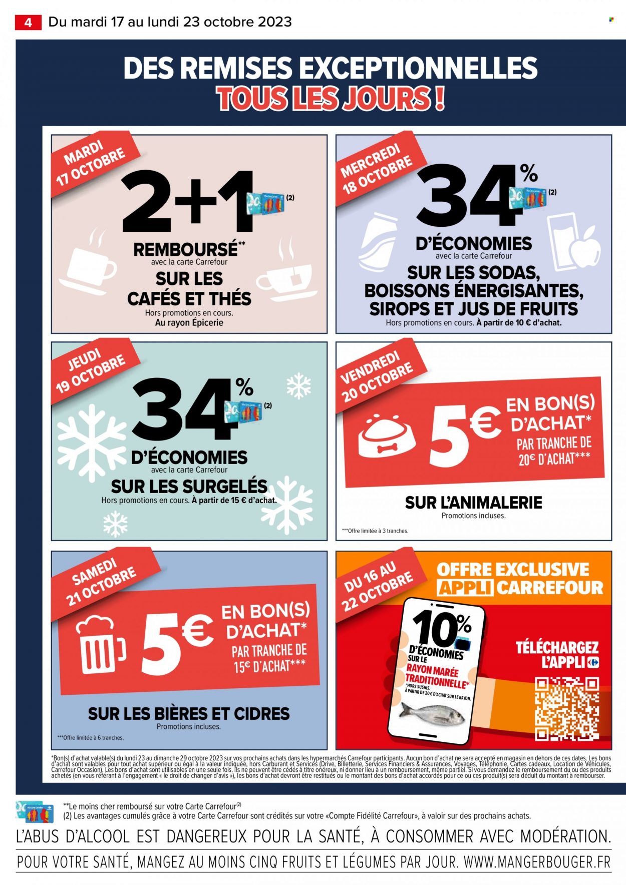 Catalogue Carrefour Hypermarchés - 17/10/2023 - 23/10/2023. Page 4