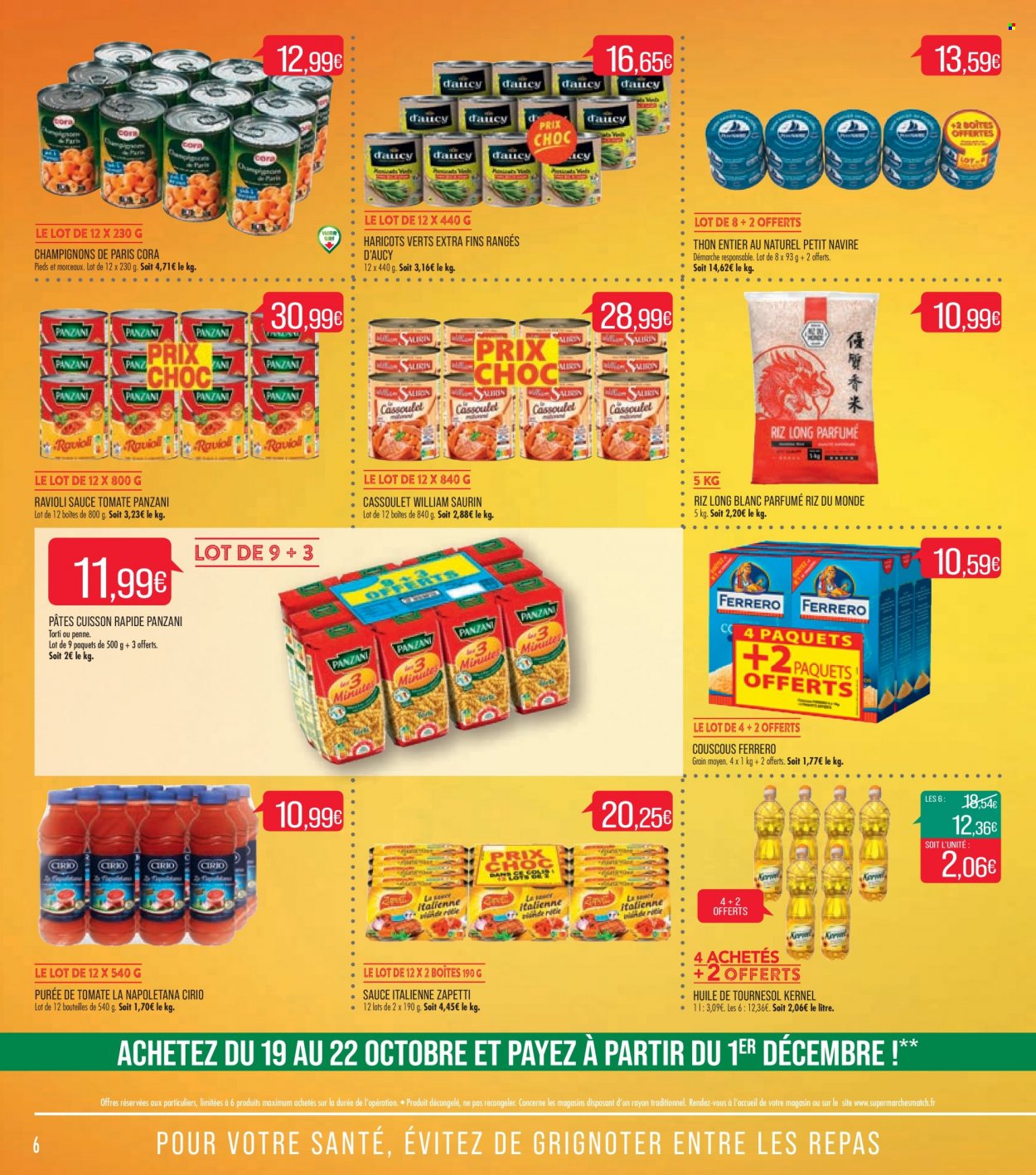 Catalogue Supermarché Match - 17/10/2023 - 29/10/2023. Page 6
