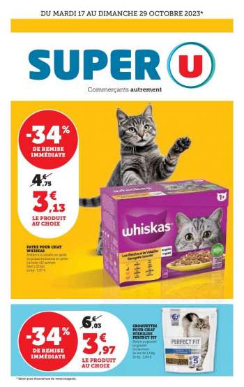 Catalogue SUPER U - 17/10/2023 - 29/10/2023.